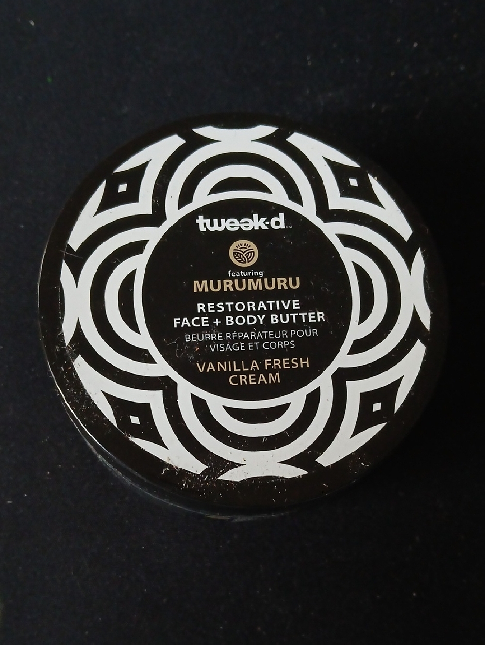 tweak-d Murumuru Restorative Face + Body Butter Vanilla Fresh Cream NWOB Sealed